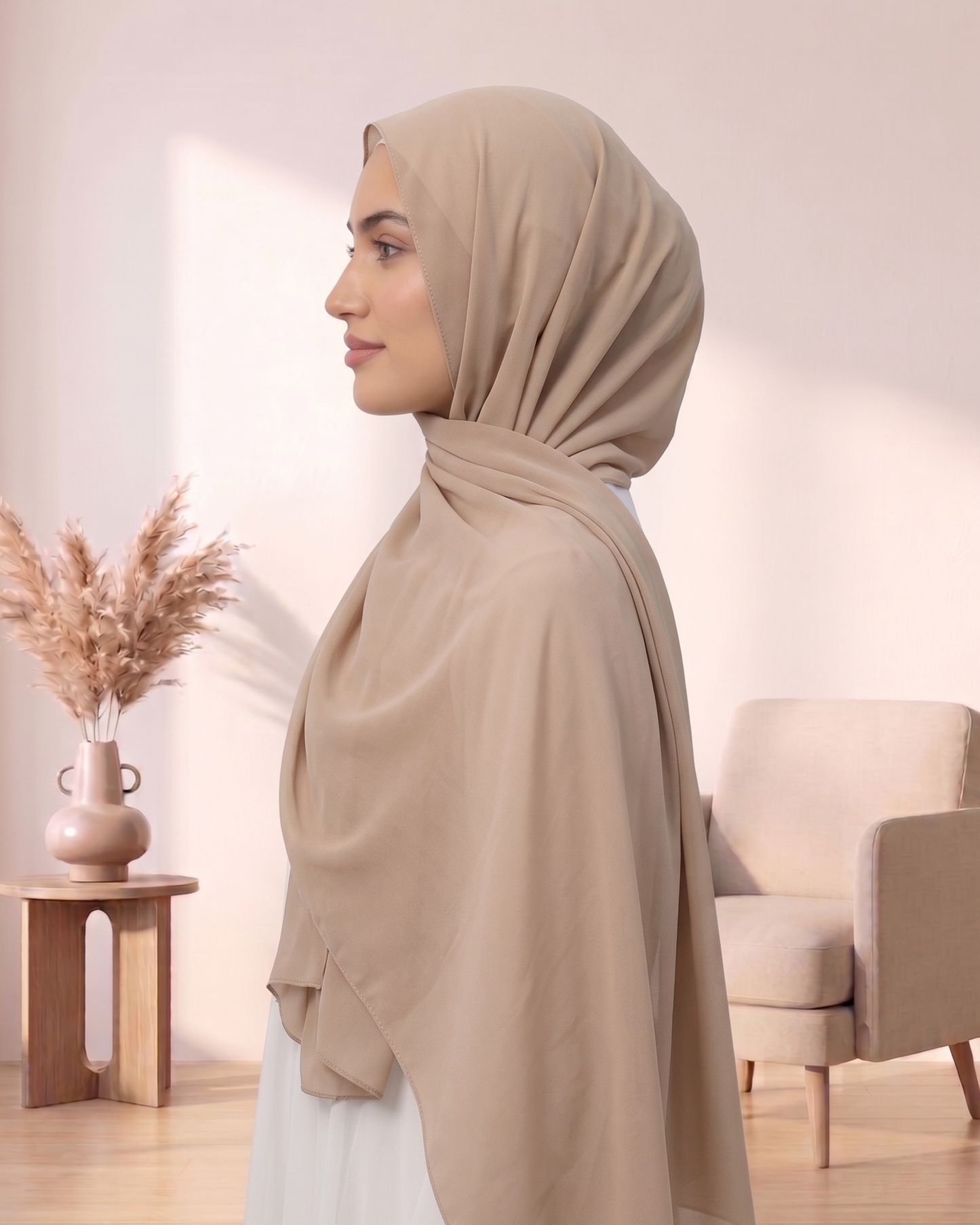 Chiffon Plain Hijab