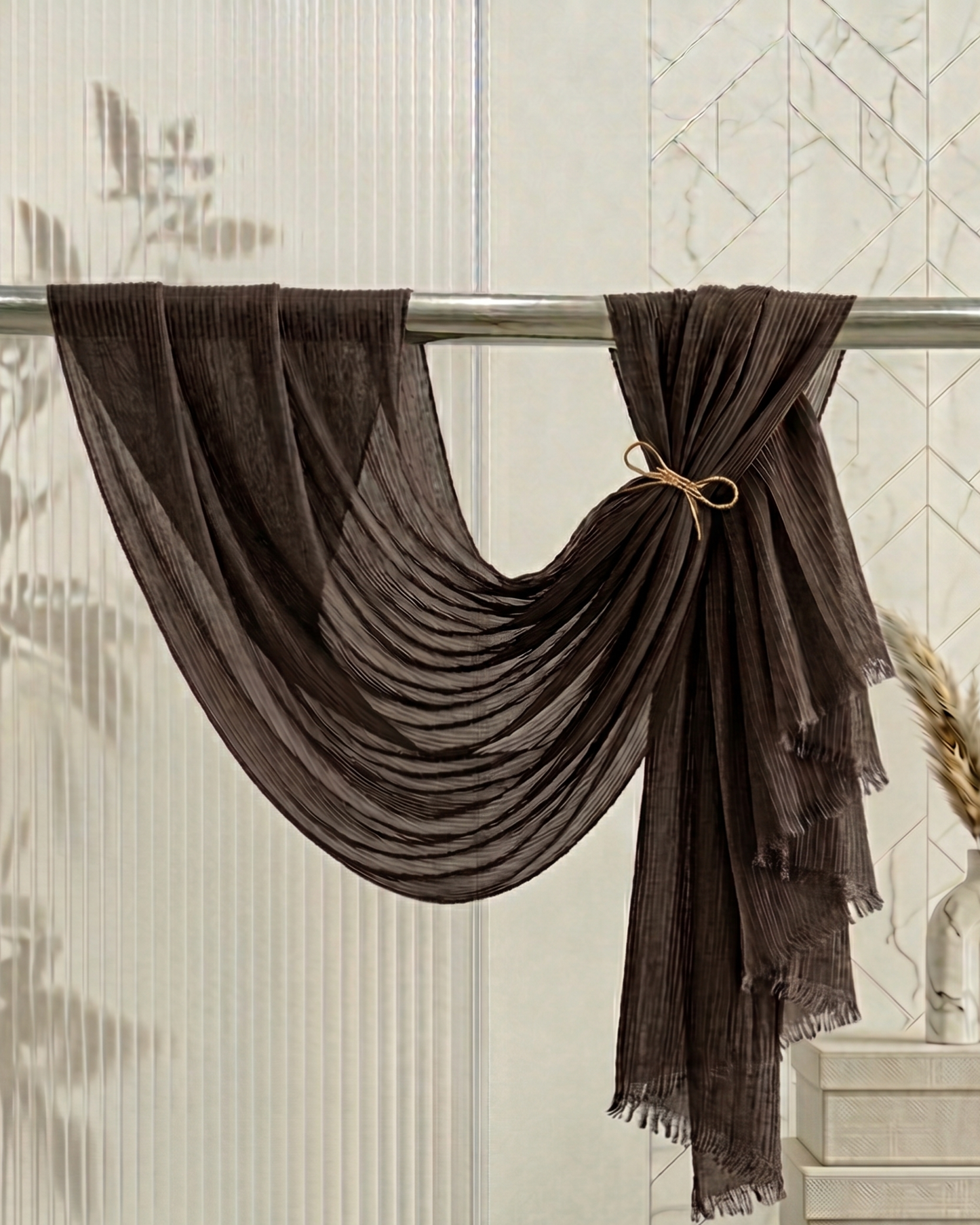 Chiffon Messy Hijab