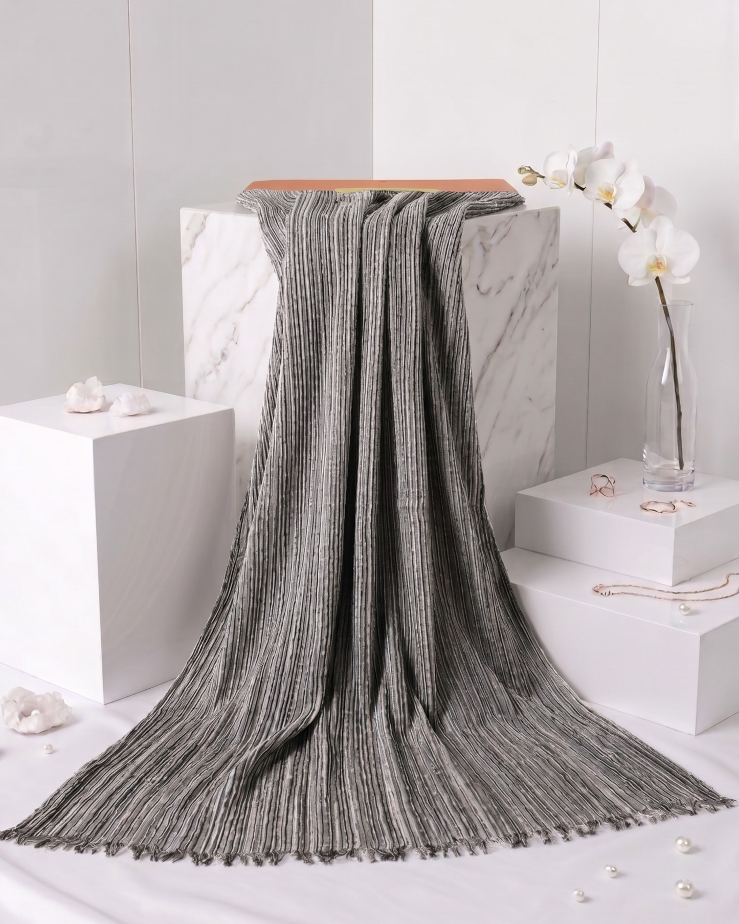 Marble Stripe Hijab
