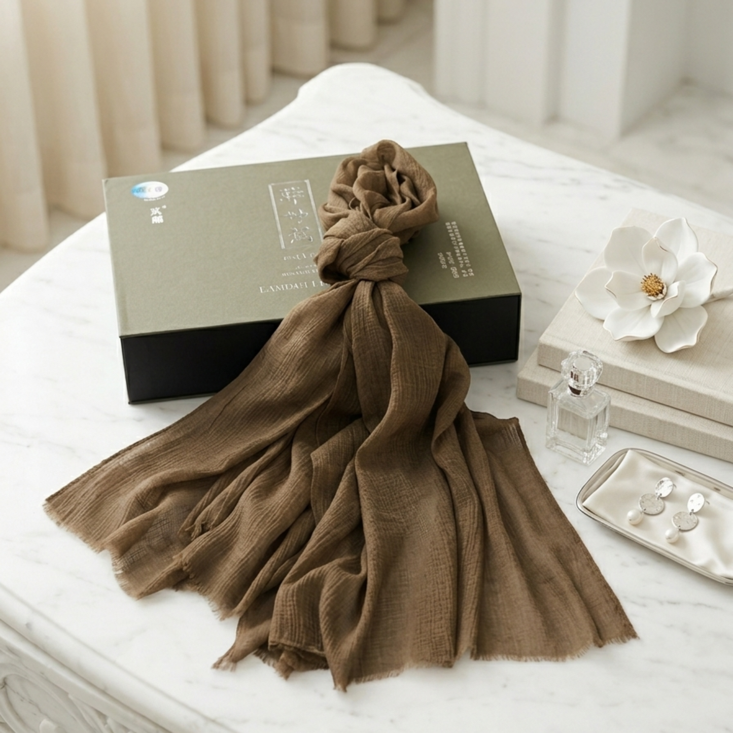 Textured Linen Hijab