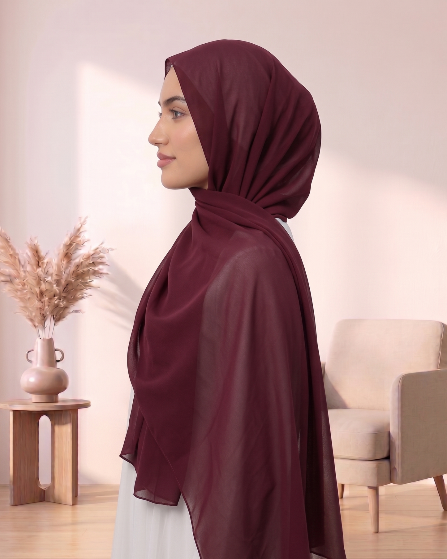 Chiffon Plain Hijab