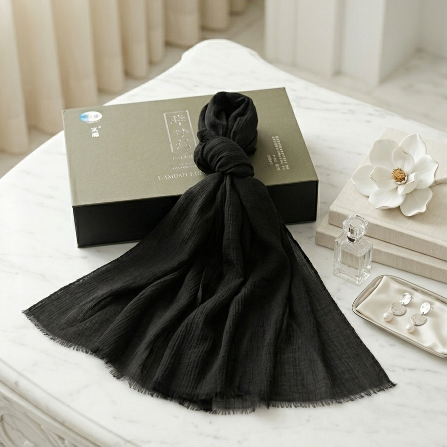 Textured Linen Hijab