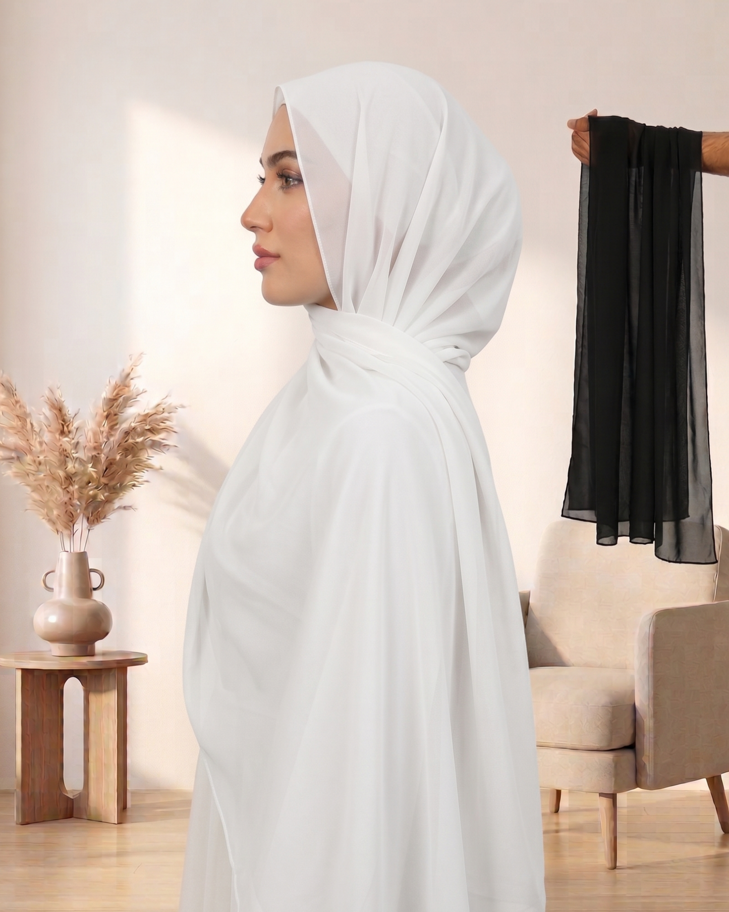 Chiffon Plain Hijab