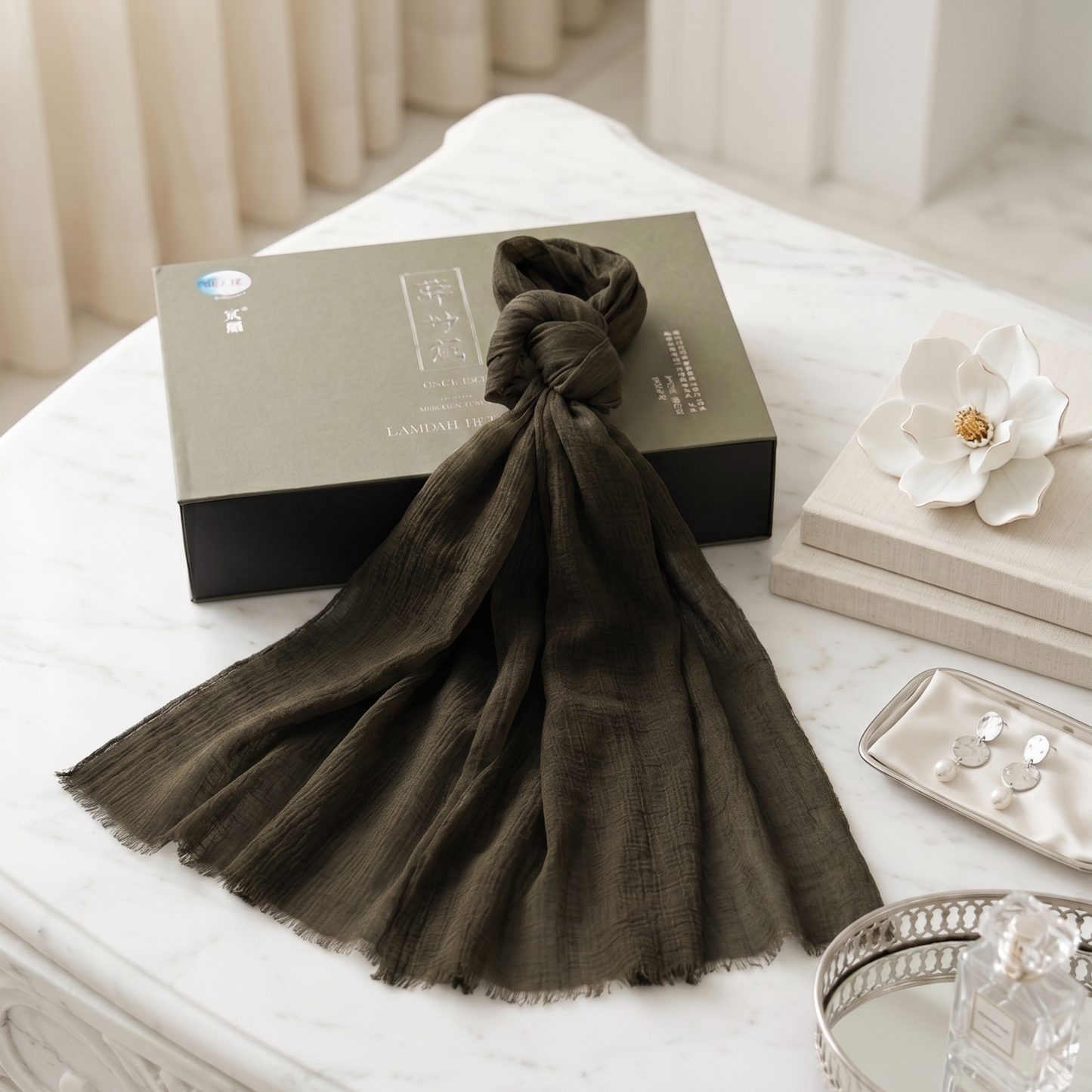Textured Linen Hijab