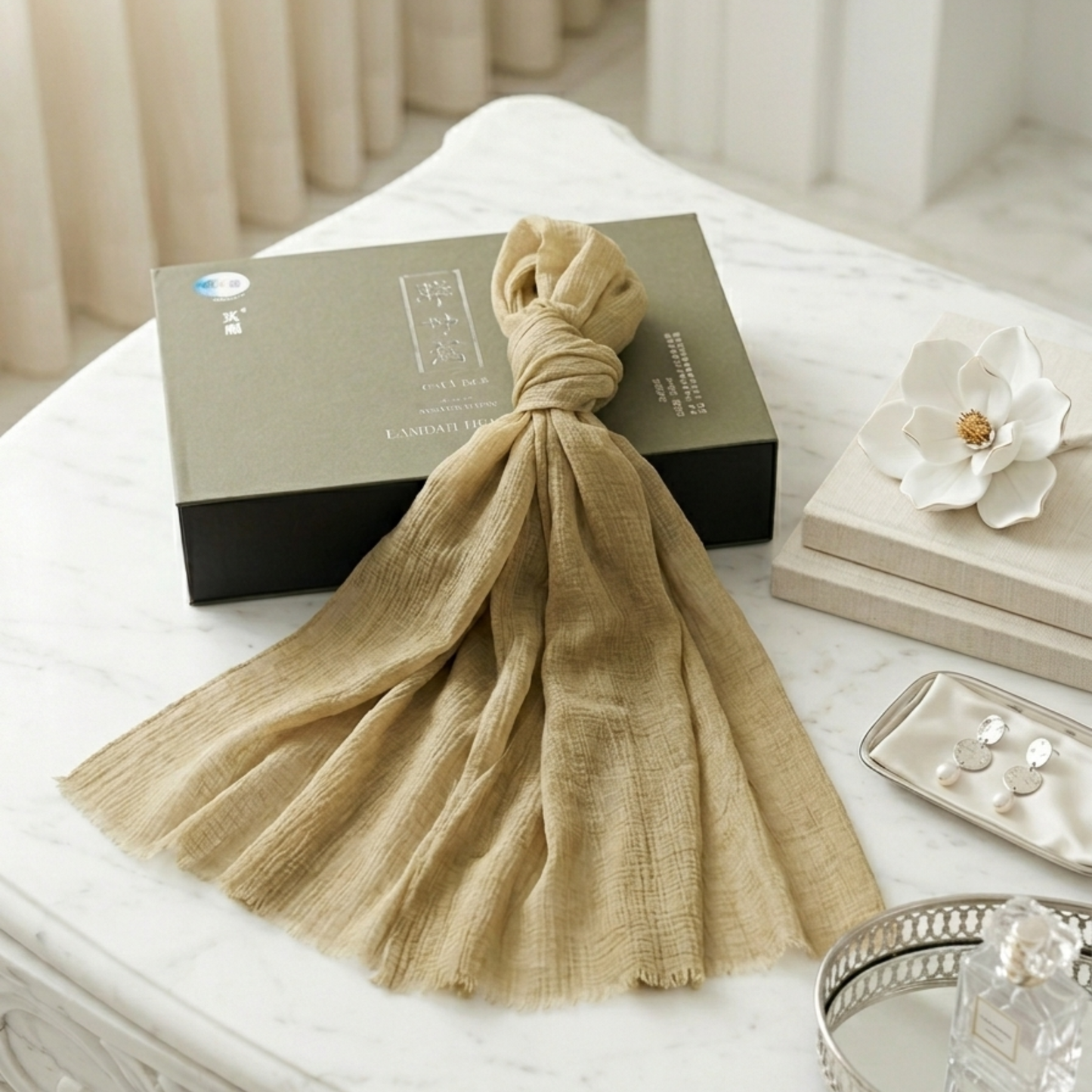 Textured Linen Hijab