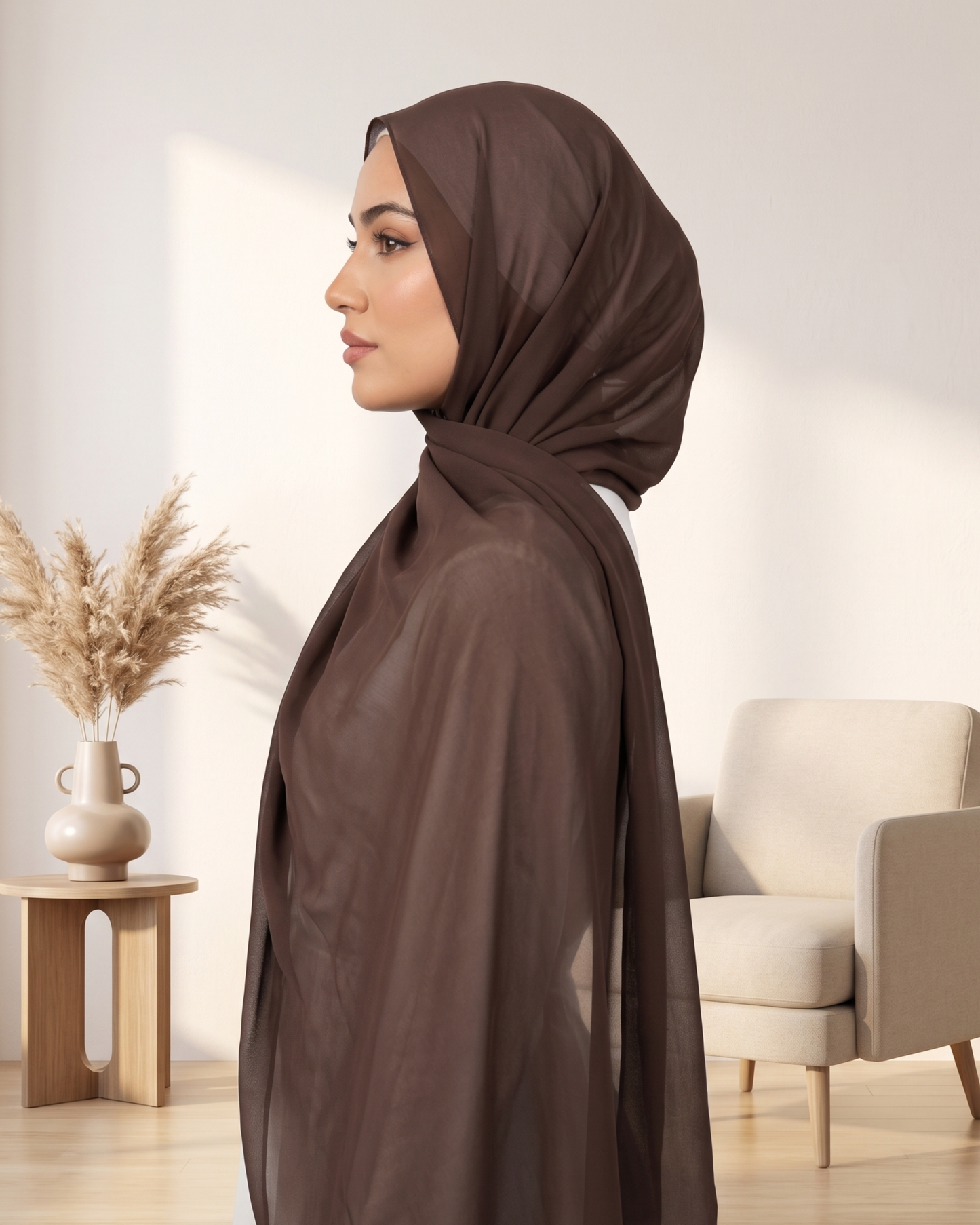 Chiffon Plain Hijab