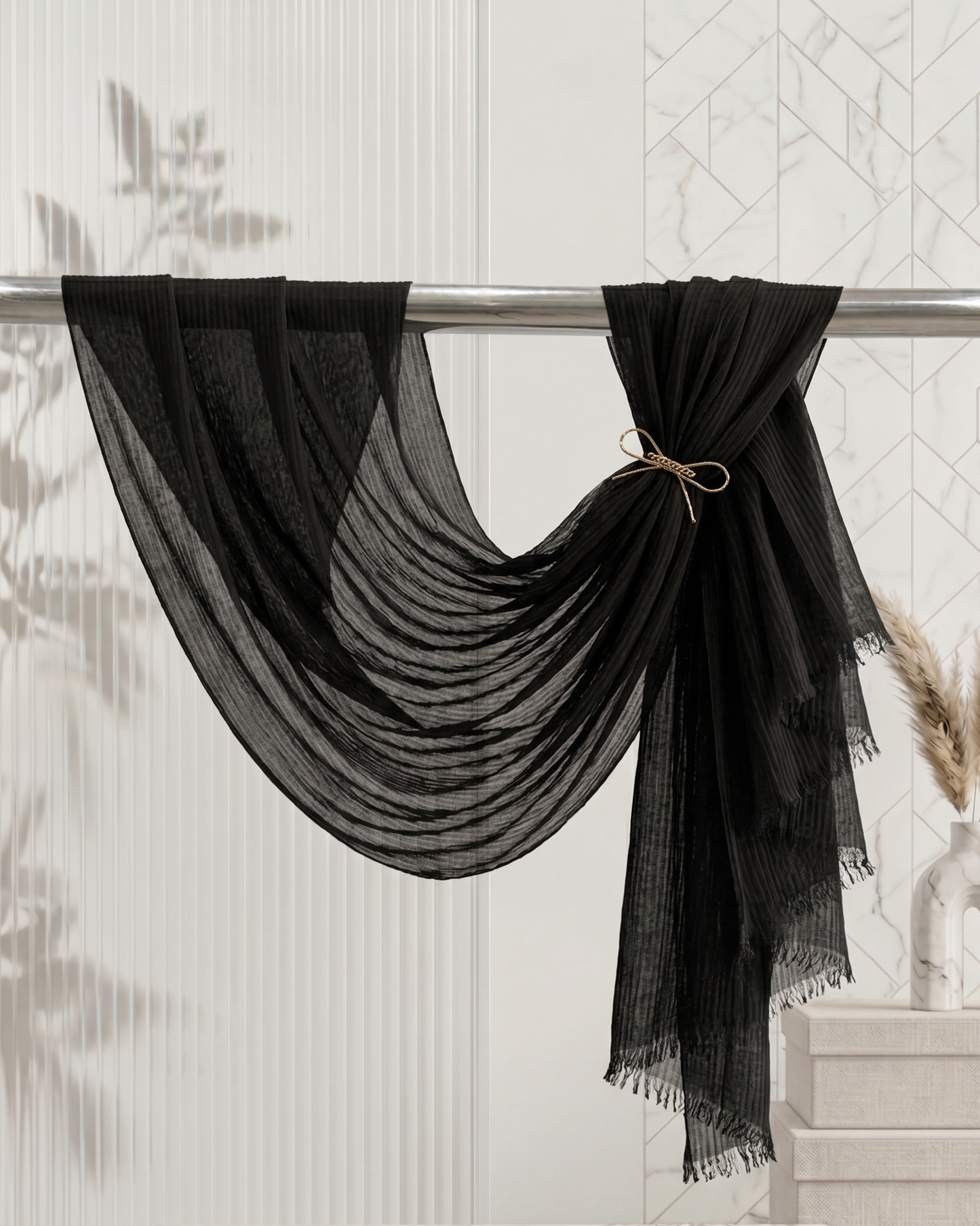 Chiffon Messy Hijab