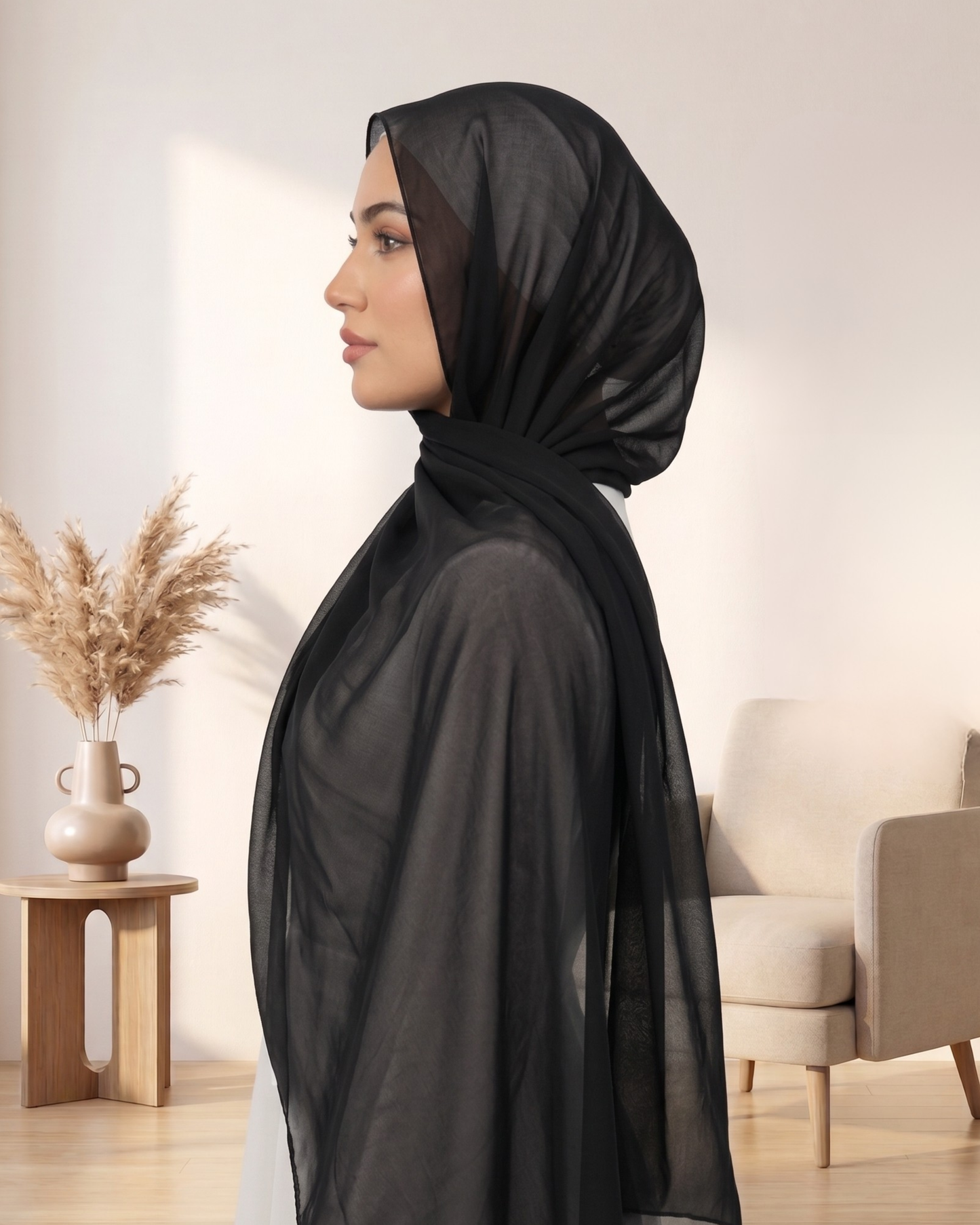 Chiffon Plain Hijab
