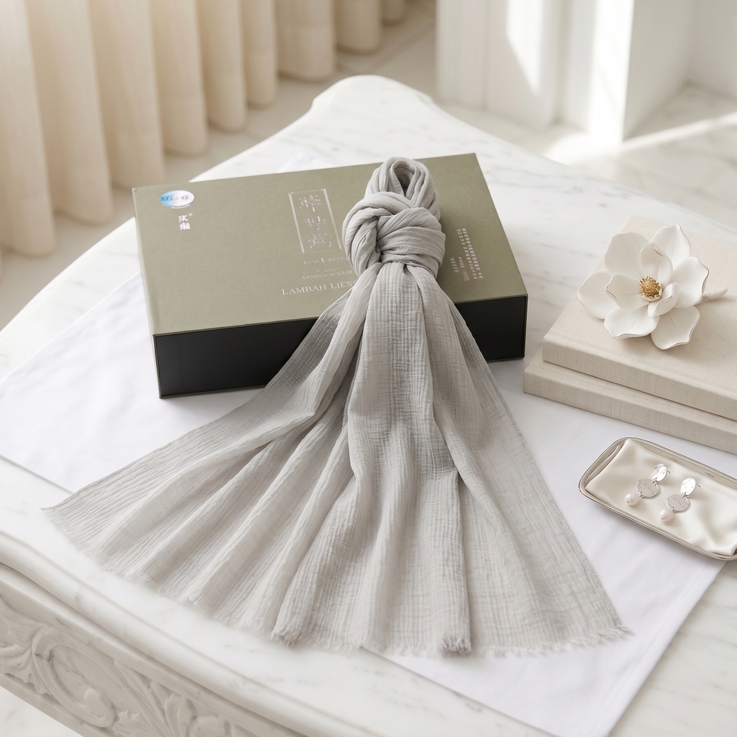 Textured Linen Hijab