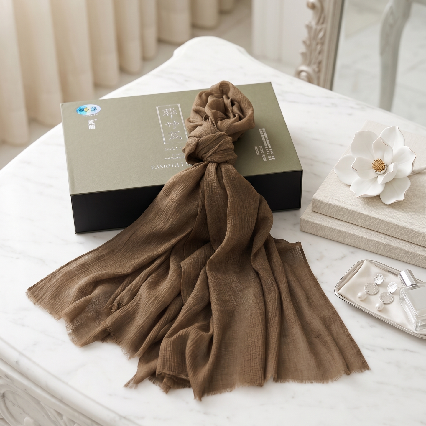 Textured Linen Hijab