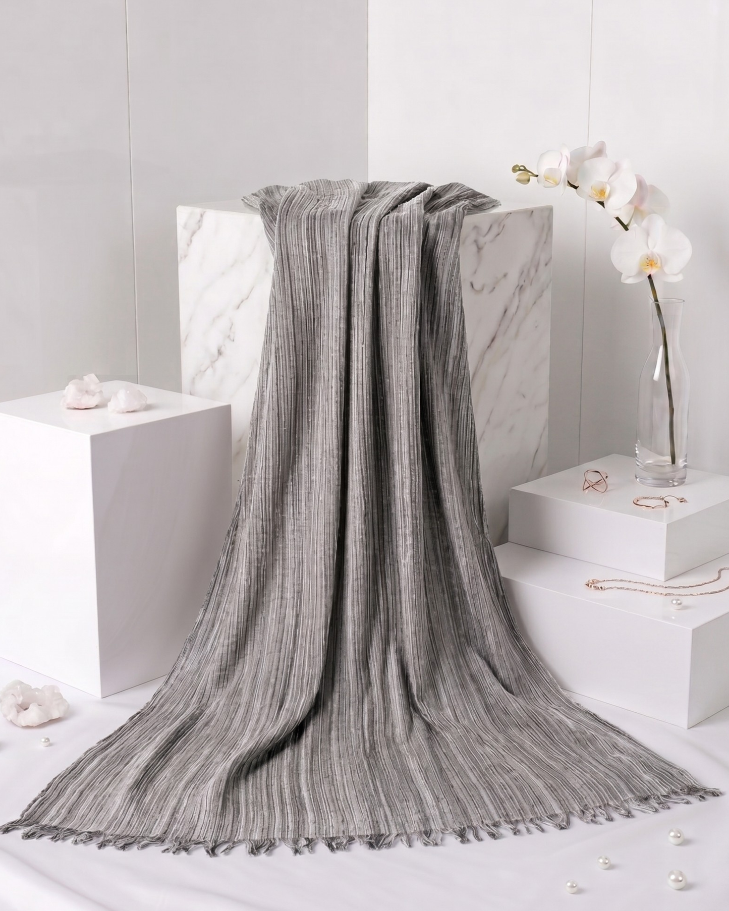 Marble Stripe Hijab