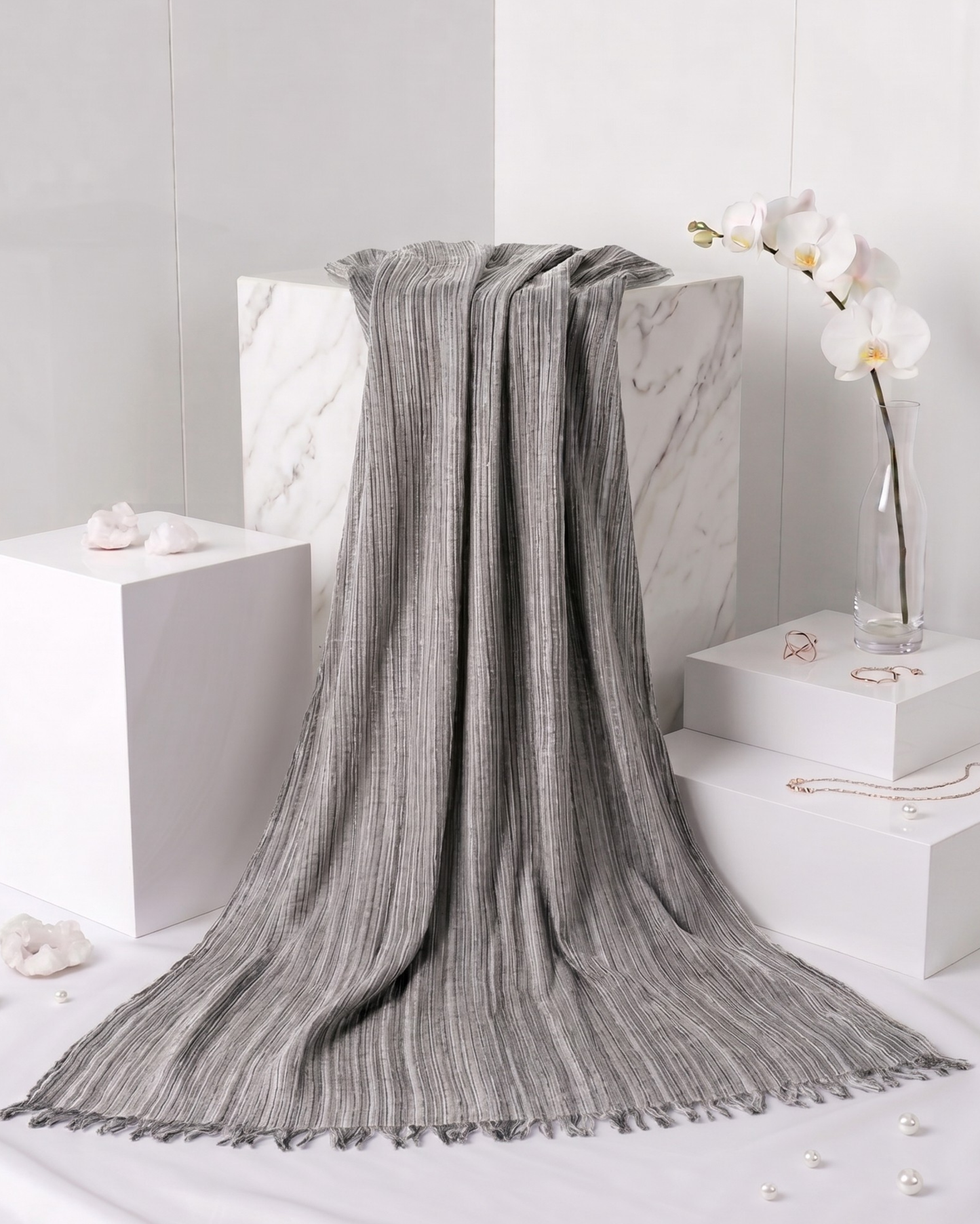 Marble Stripe Hijab