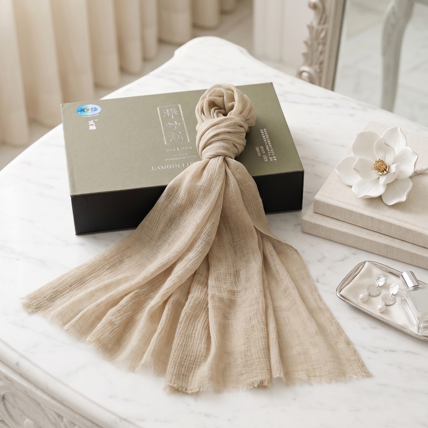 Textured Linen Hijab