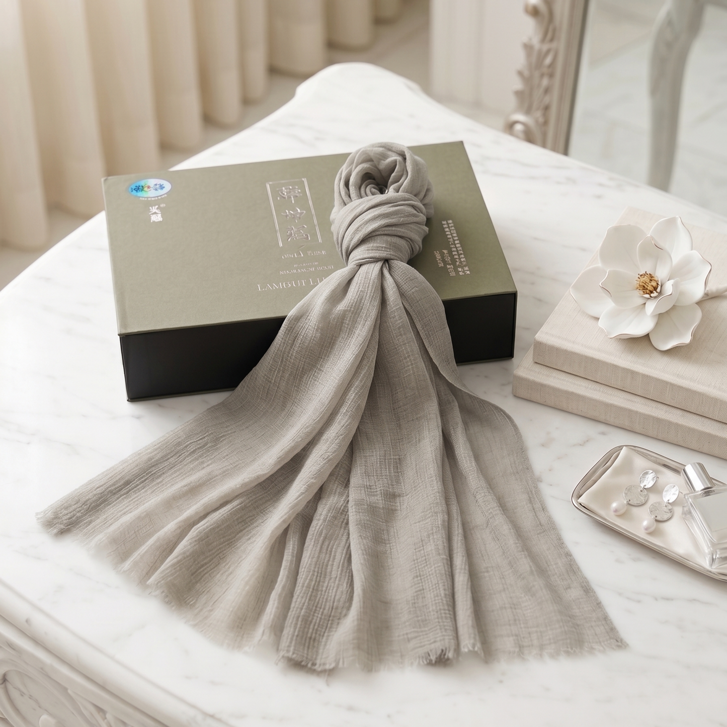 Textured Linen Hijab