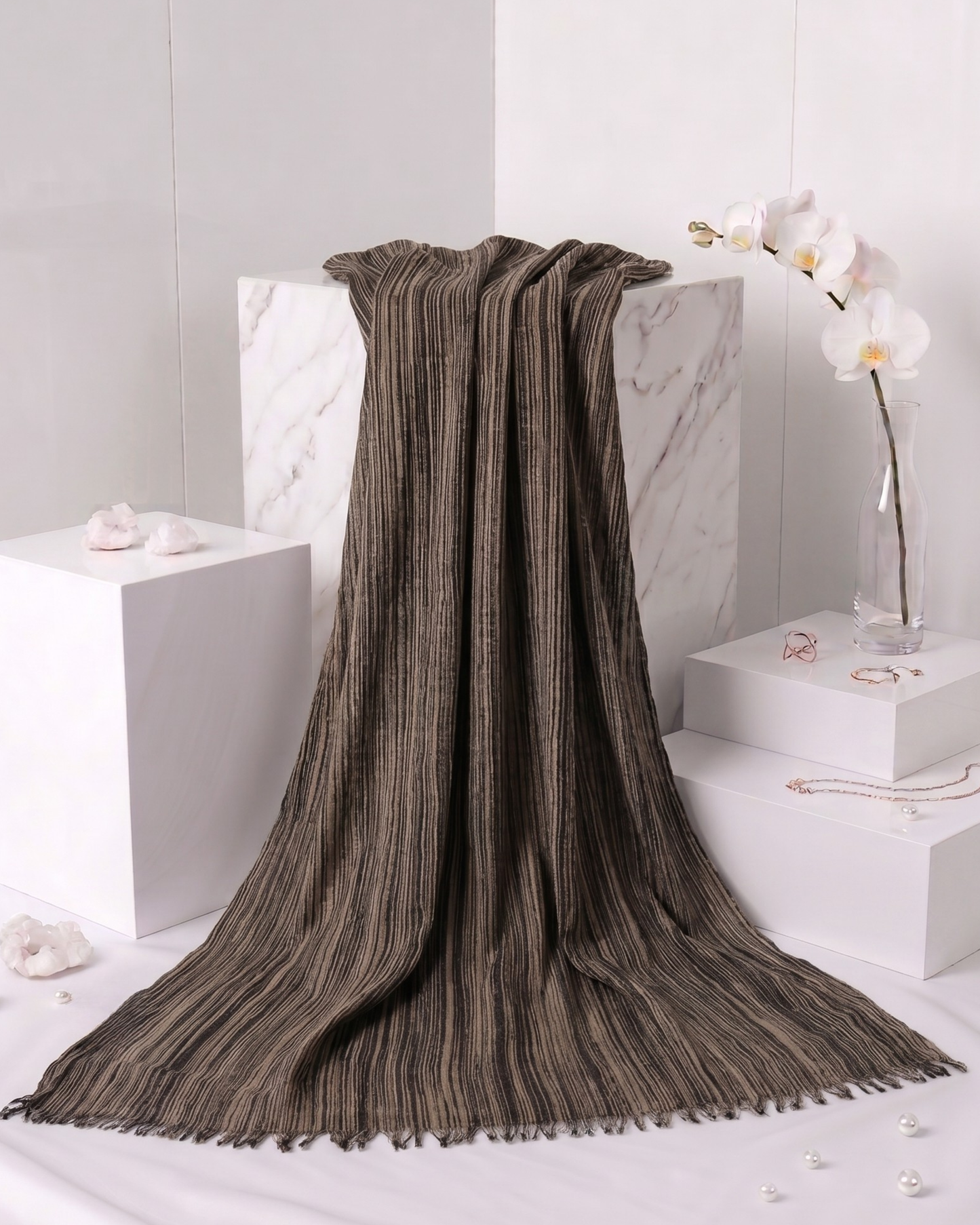 Marble Stripe Hijab