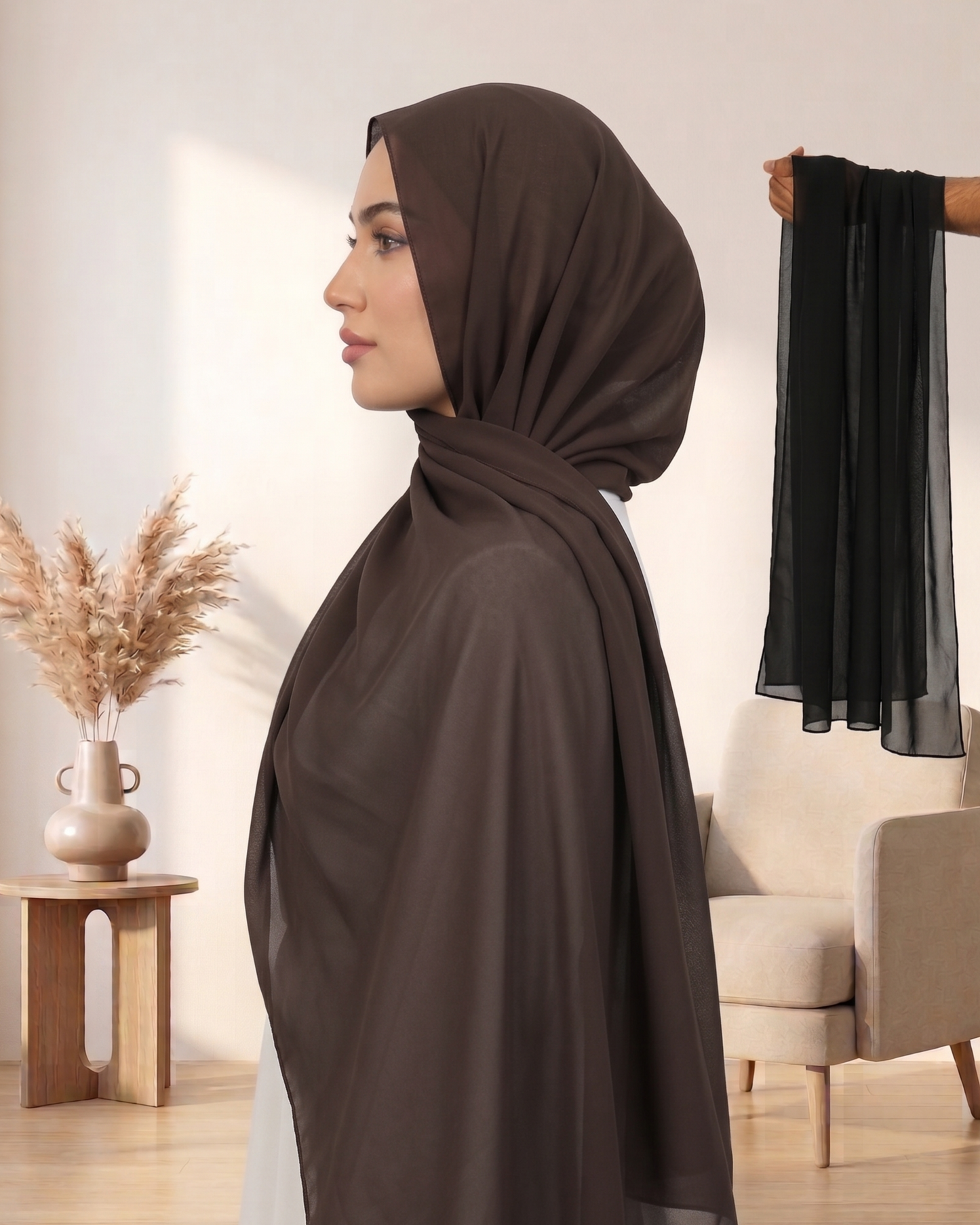Chiffon Plain Hijab