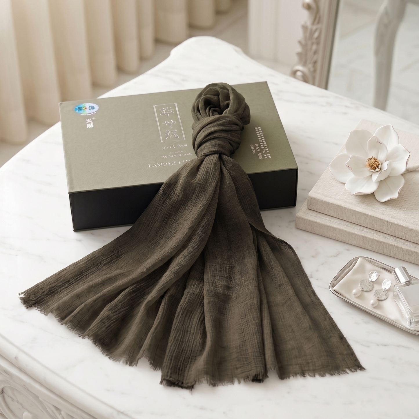 Textured Linen Hijab