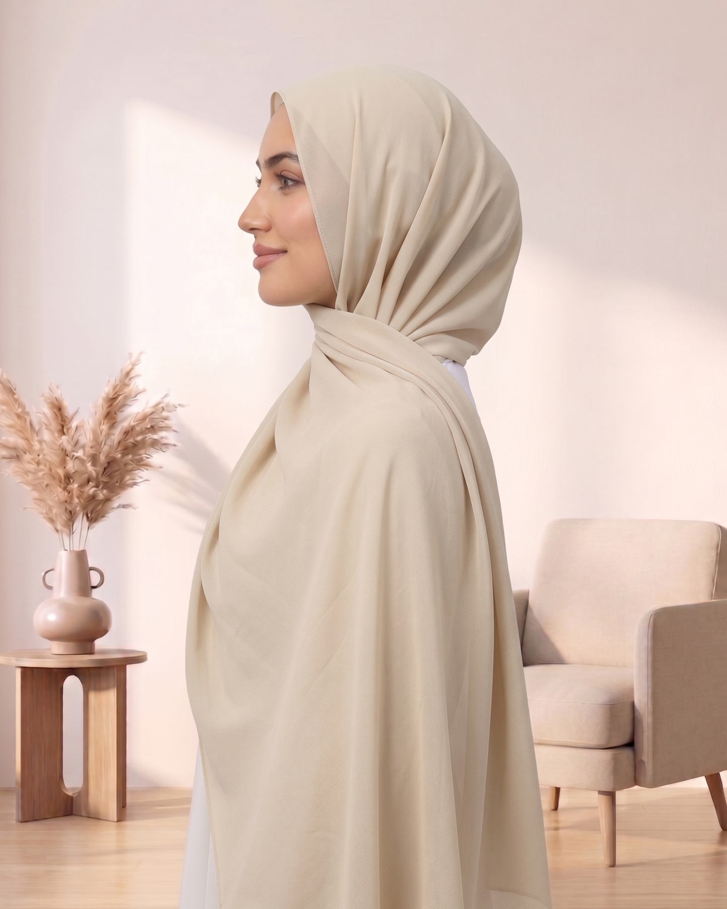 Chiffon Plain Hijab