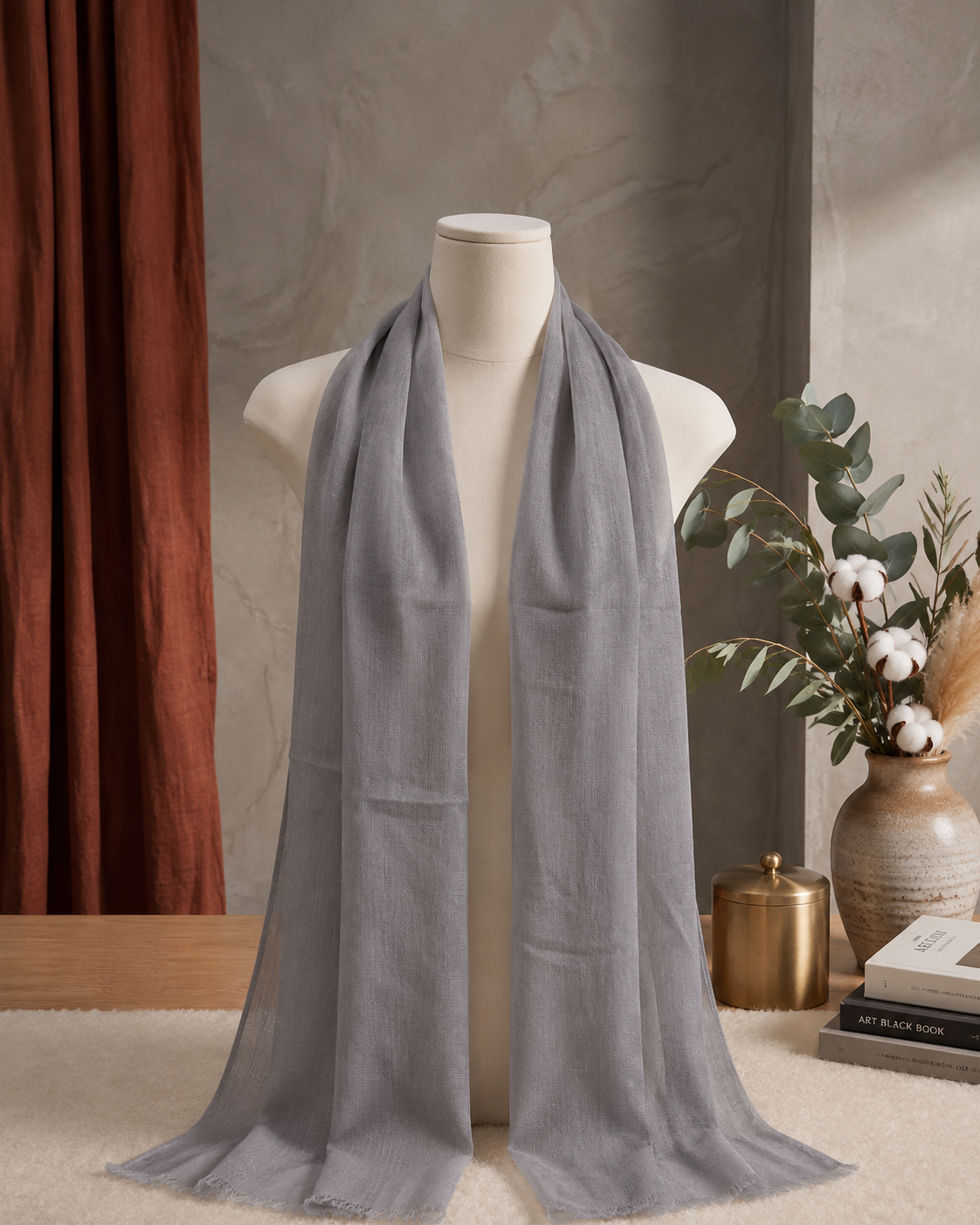Linen Shaal Khafeef