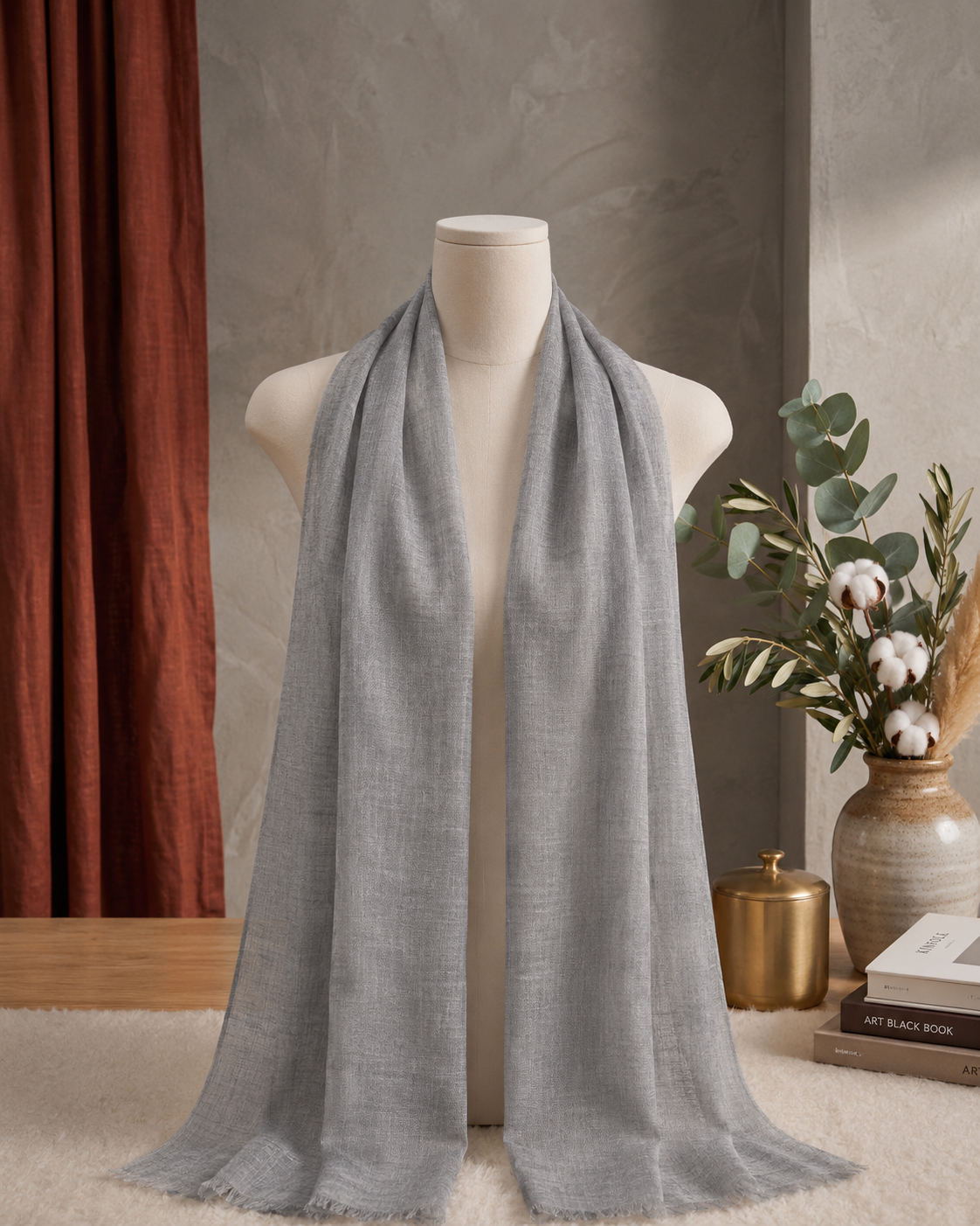 Linen Shaal Khafeef