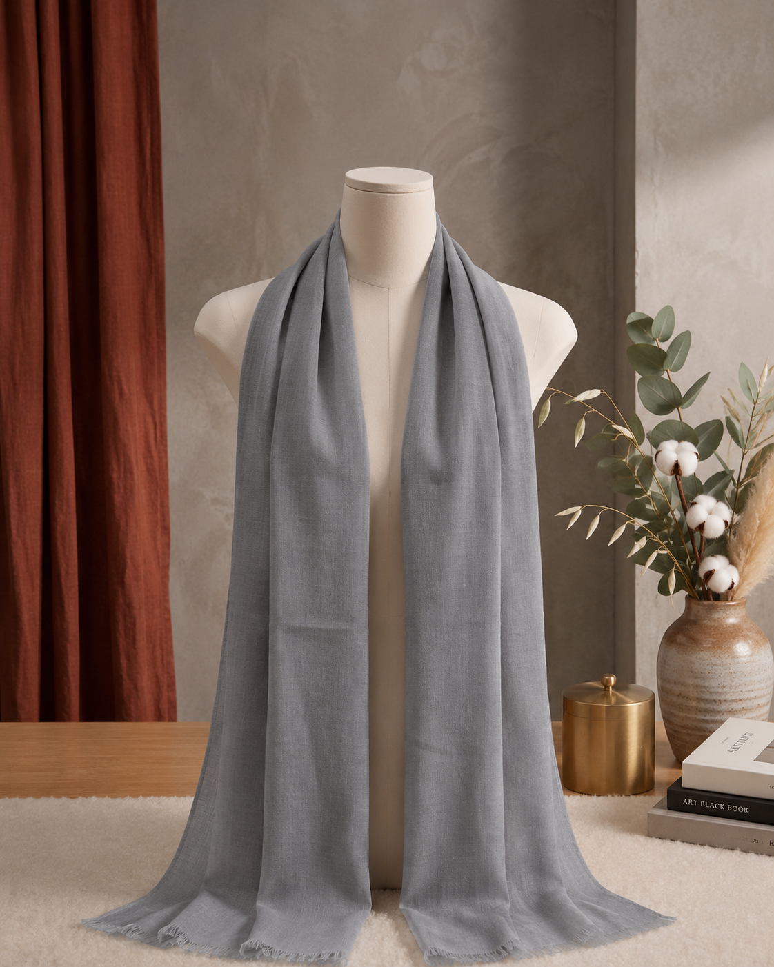 Linen Shaal Khafeef