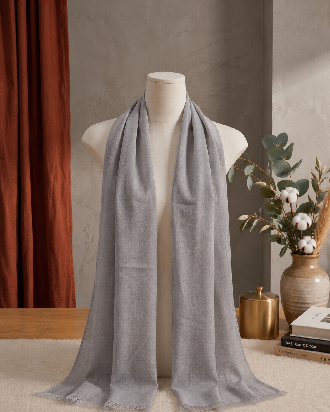 Linen Shaal Khafeef