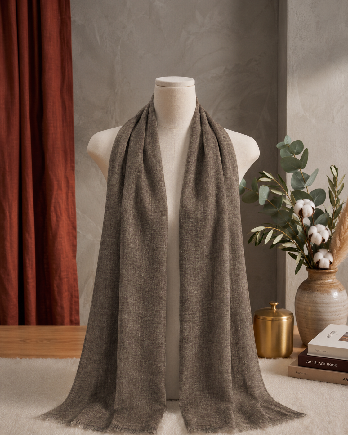 Linen Shaal Khafeef