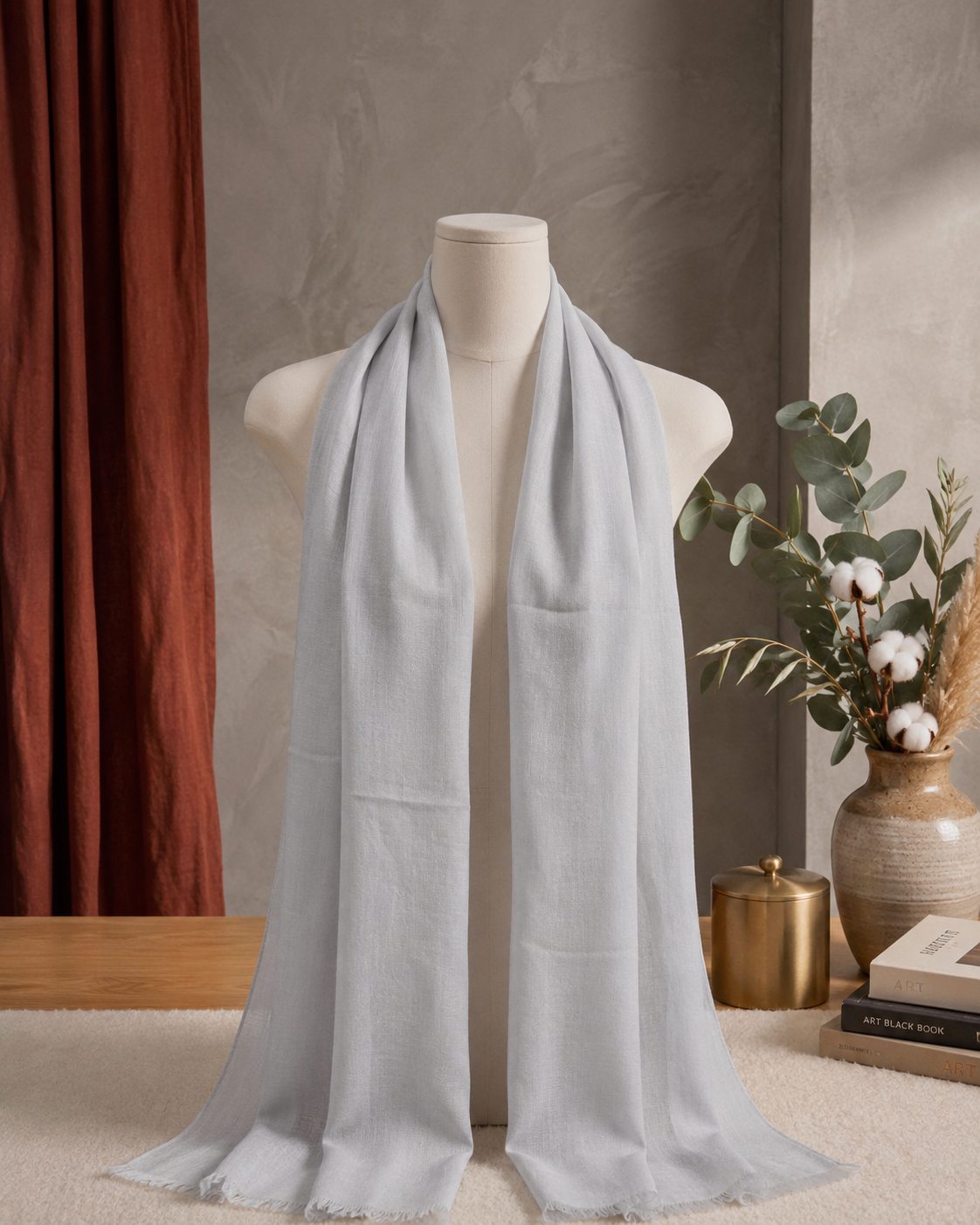 Linen Shaal Khafeef
