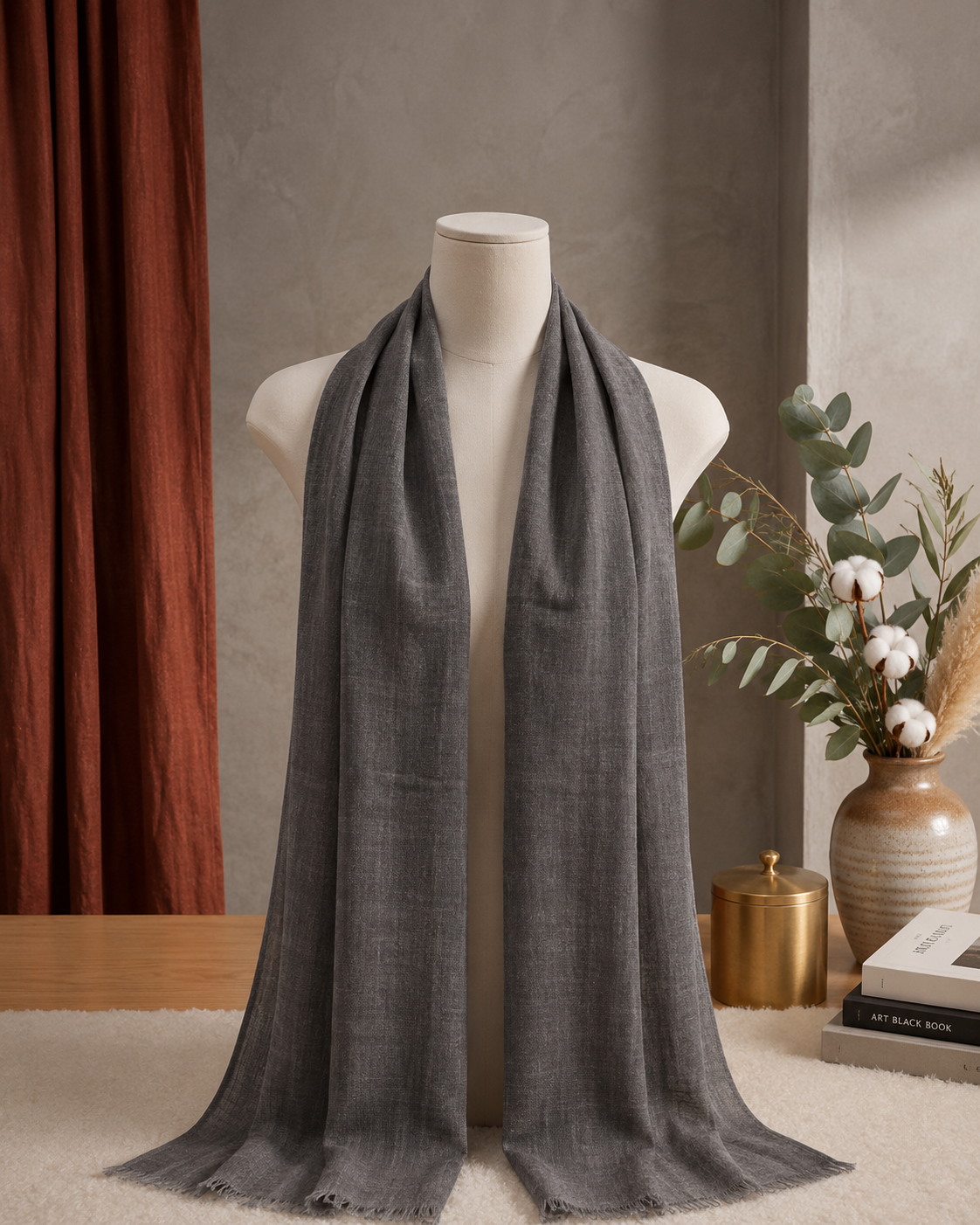 Linen Shaal Khafeef