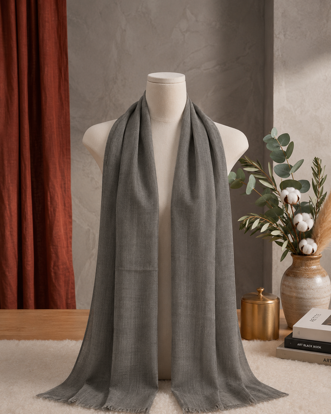 Linen Shaal Khafeef