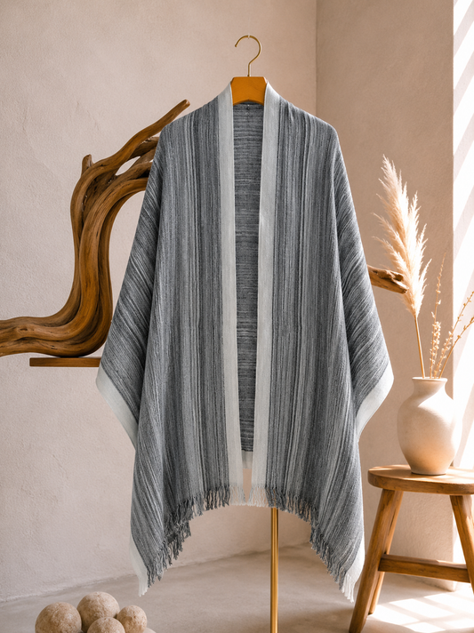 Marble White Stripes Hijab
