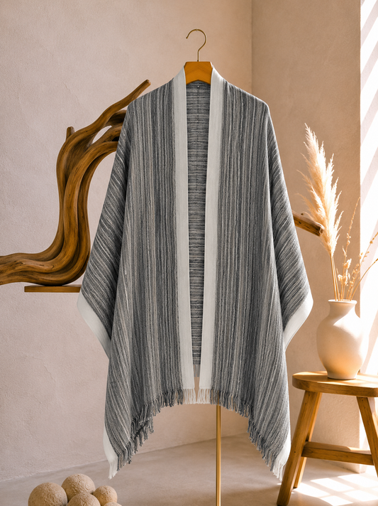Marble White Stripes Hijab