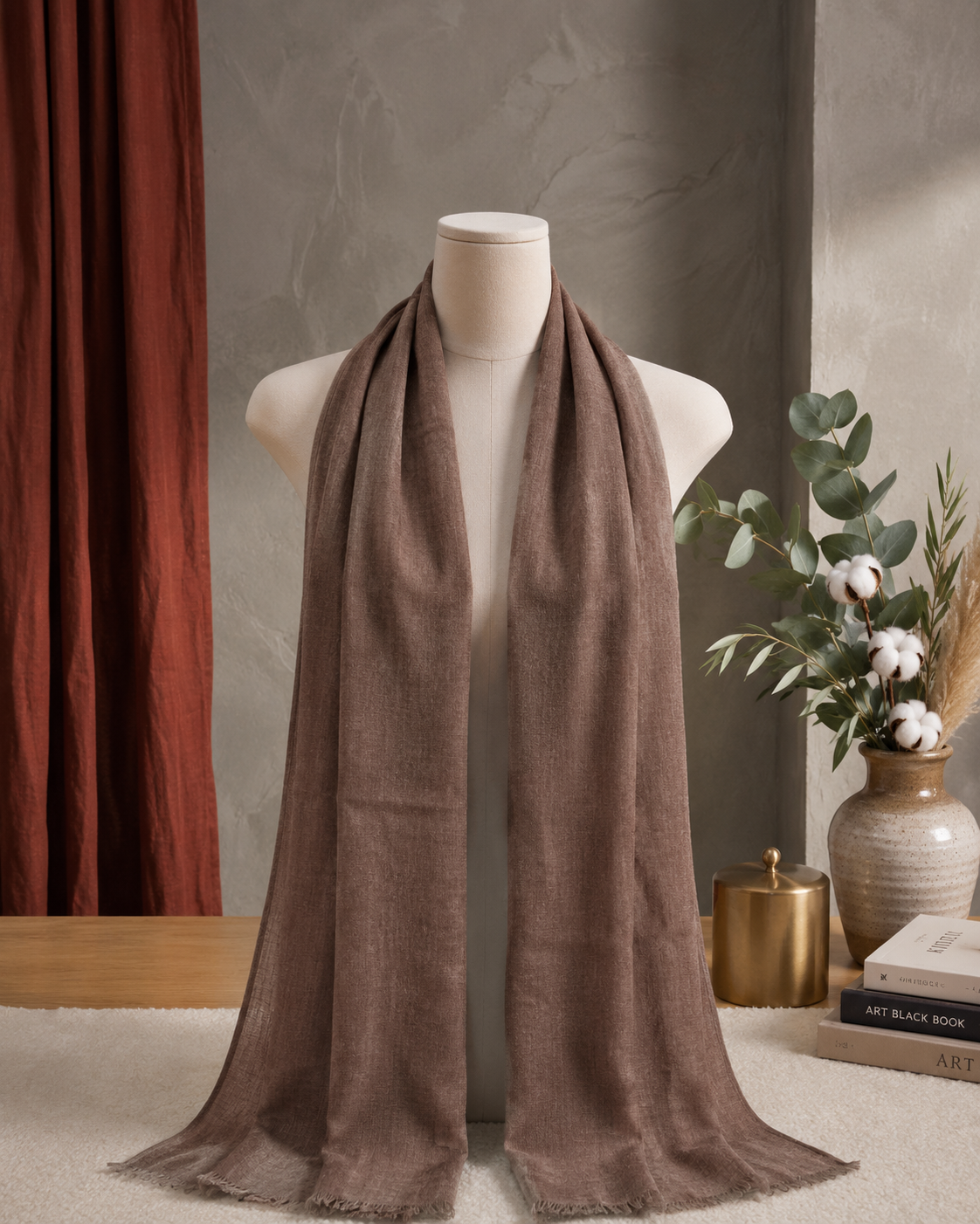 Linen Shaal Khafeef