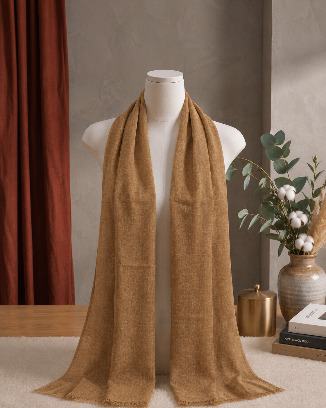Linen Shaal Khafeef