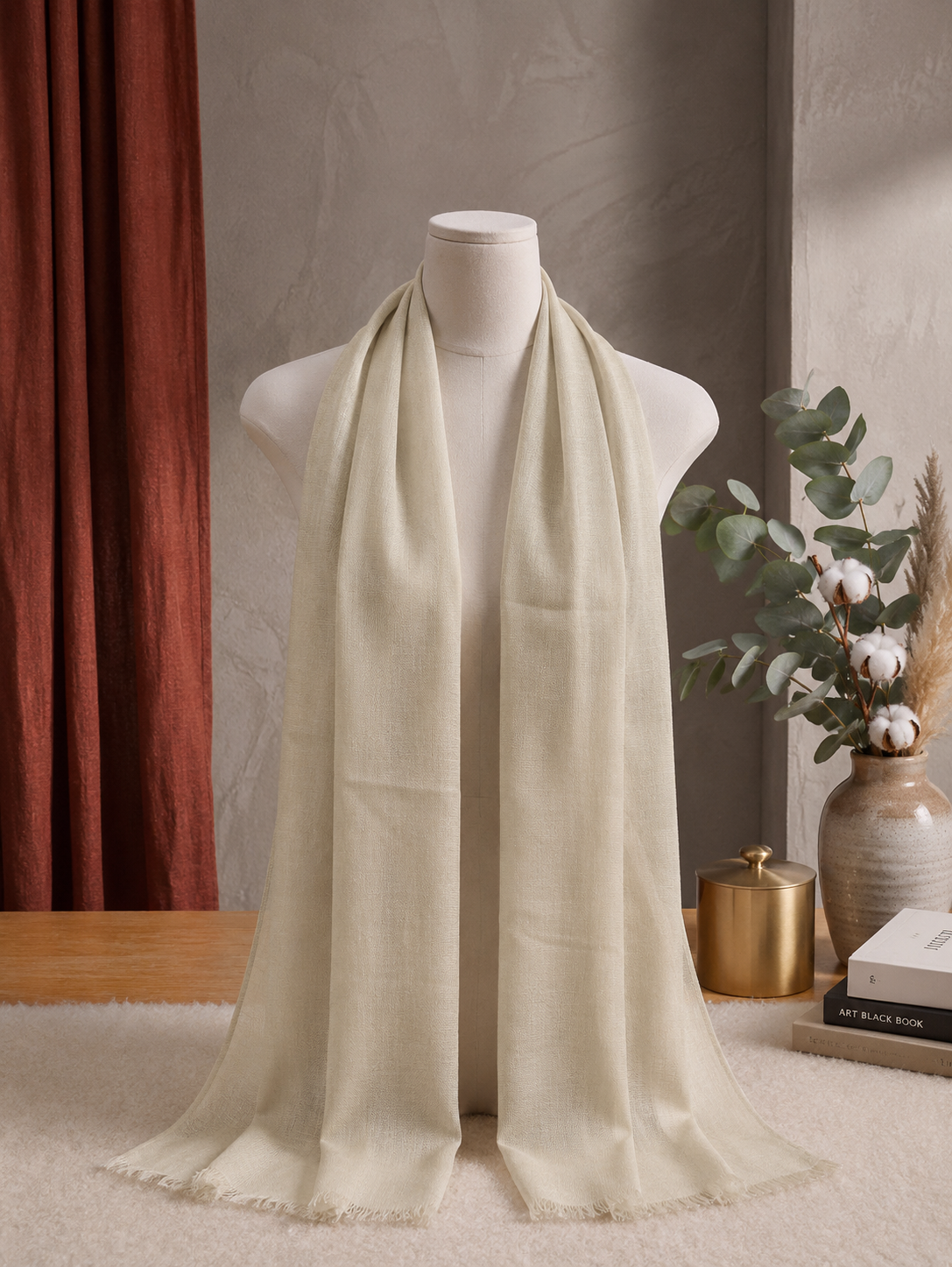 Linen Shaal Khafeef