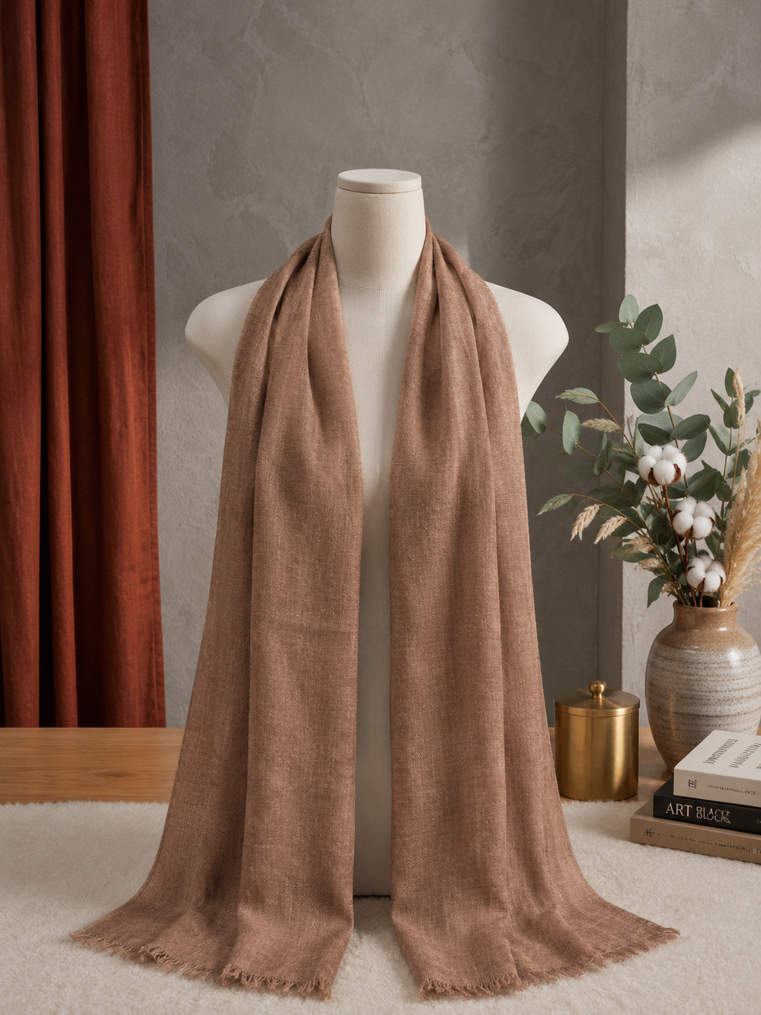 Linen Shaal Khafeef