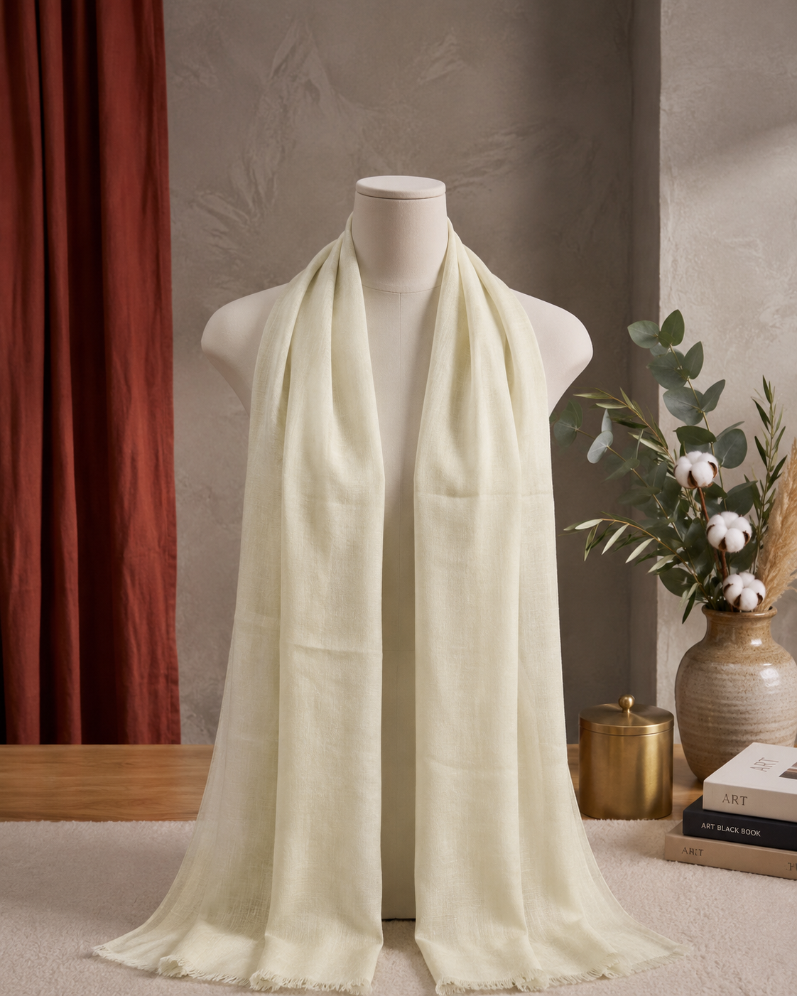 Linen Shaal Khafeef