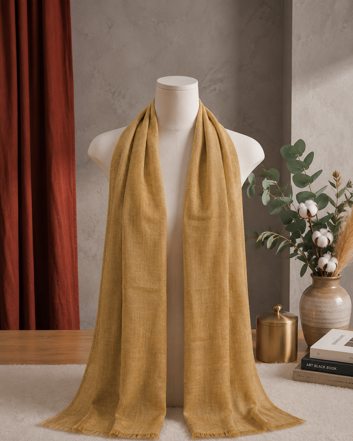 Linen Shaal Khafeef