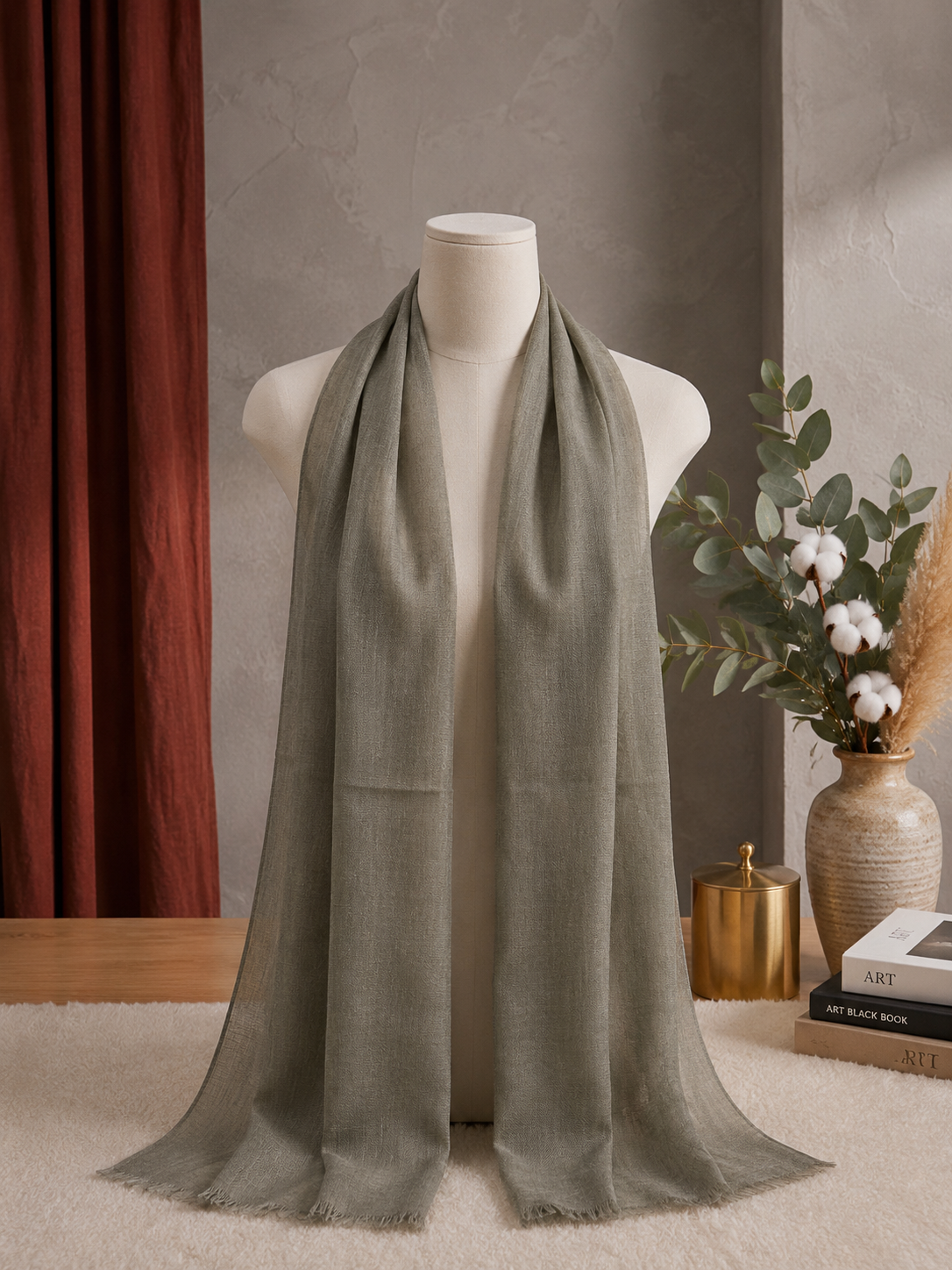 Linen Shaal Khafeef