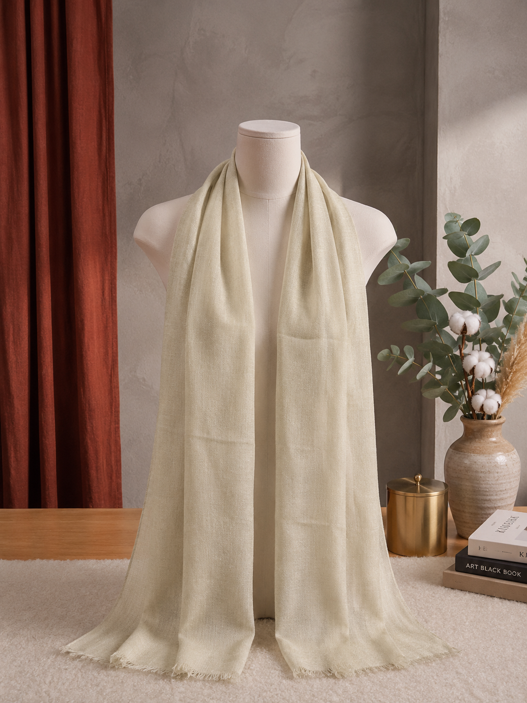 Linen Shaal Khafeef