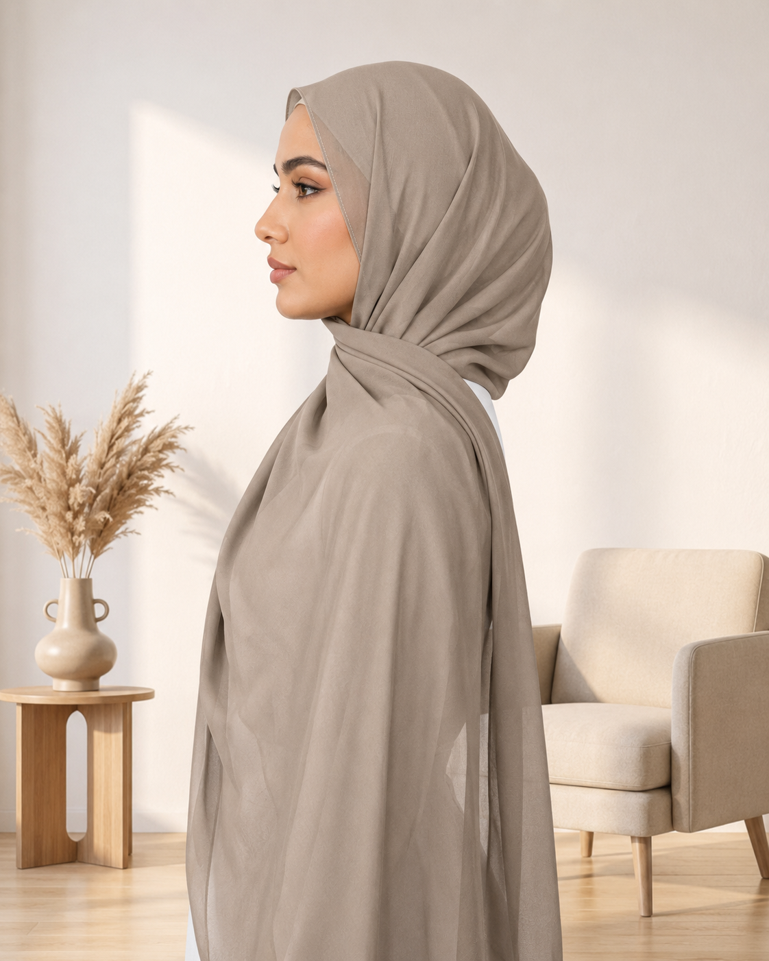 Chiffon Plain Hijab