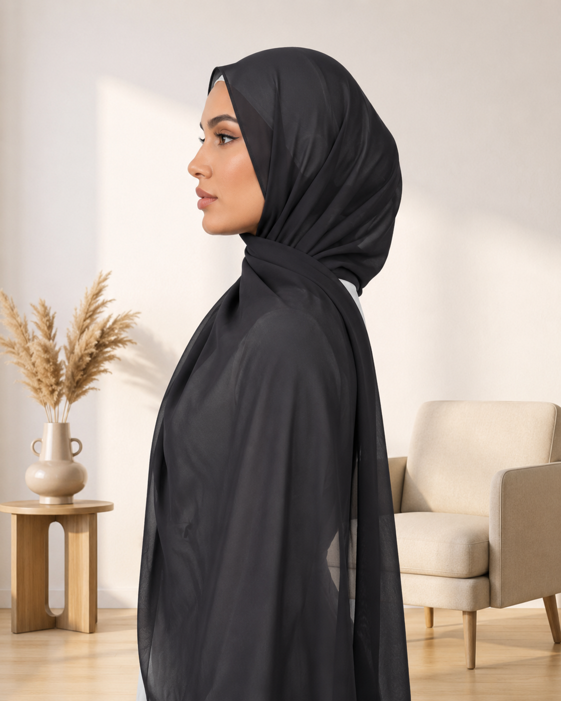 Chiffon Plain Hijab