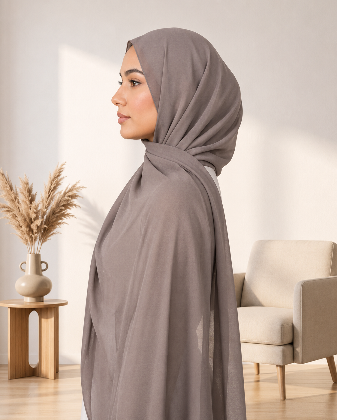 Chiffon Plain Hijab