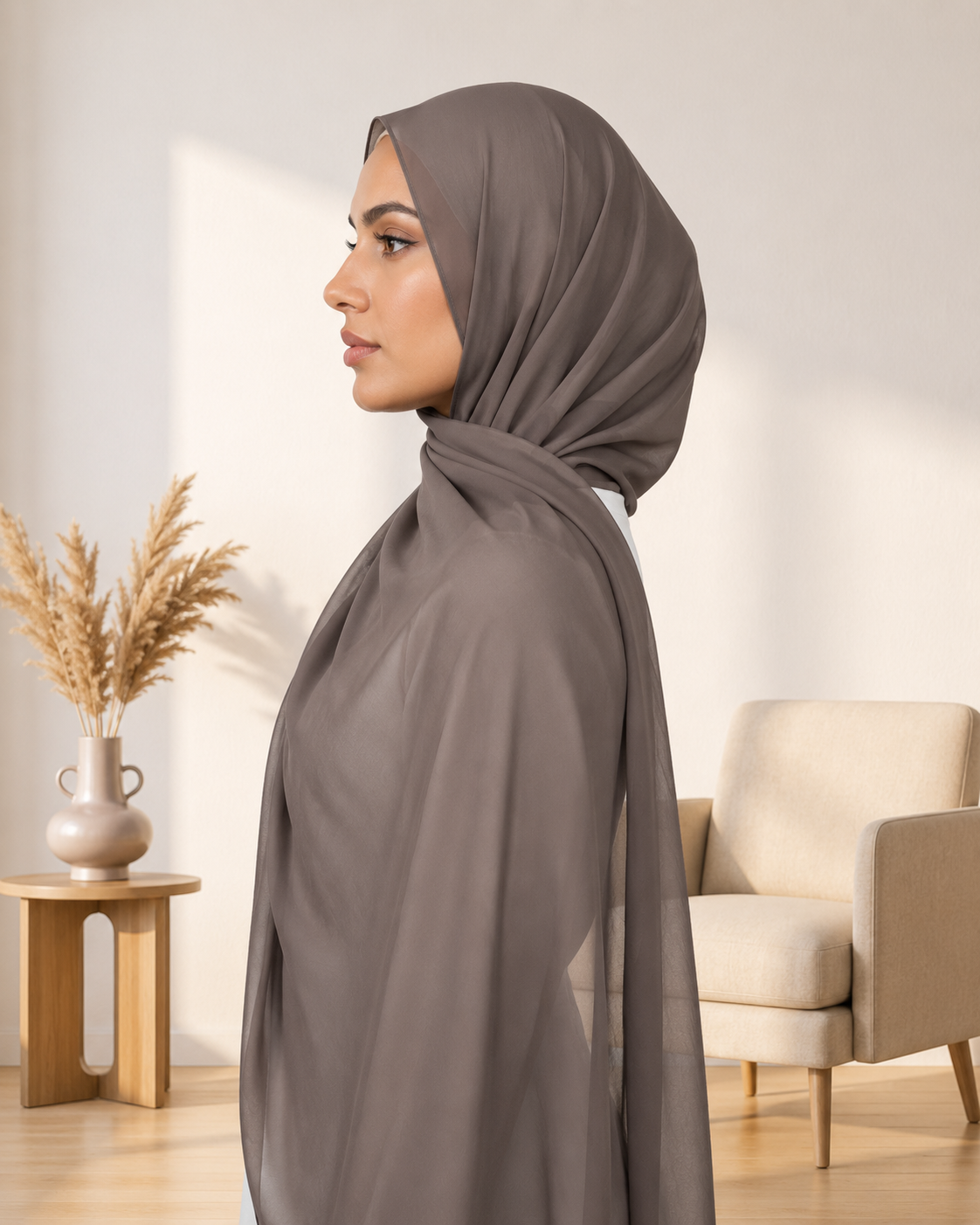 Chiffon Plain Hijab
