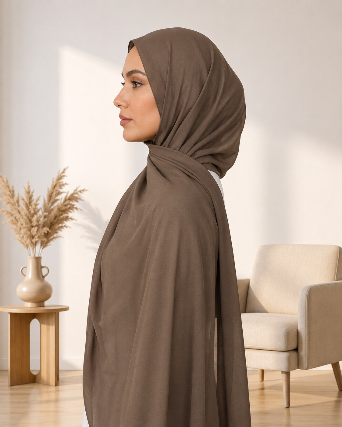 Chiffon Plain Hijab
