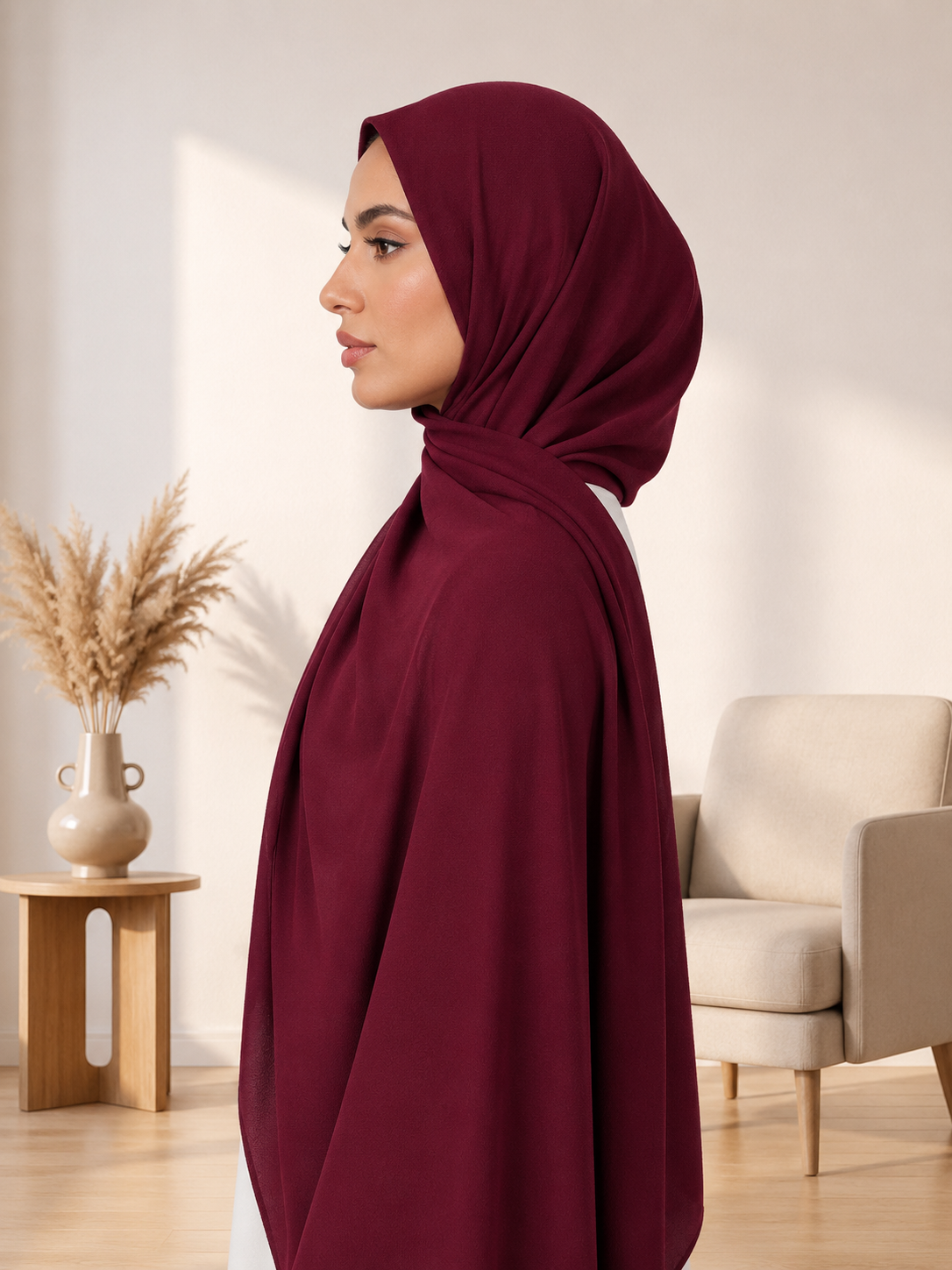 Chiffon Plain Hijab