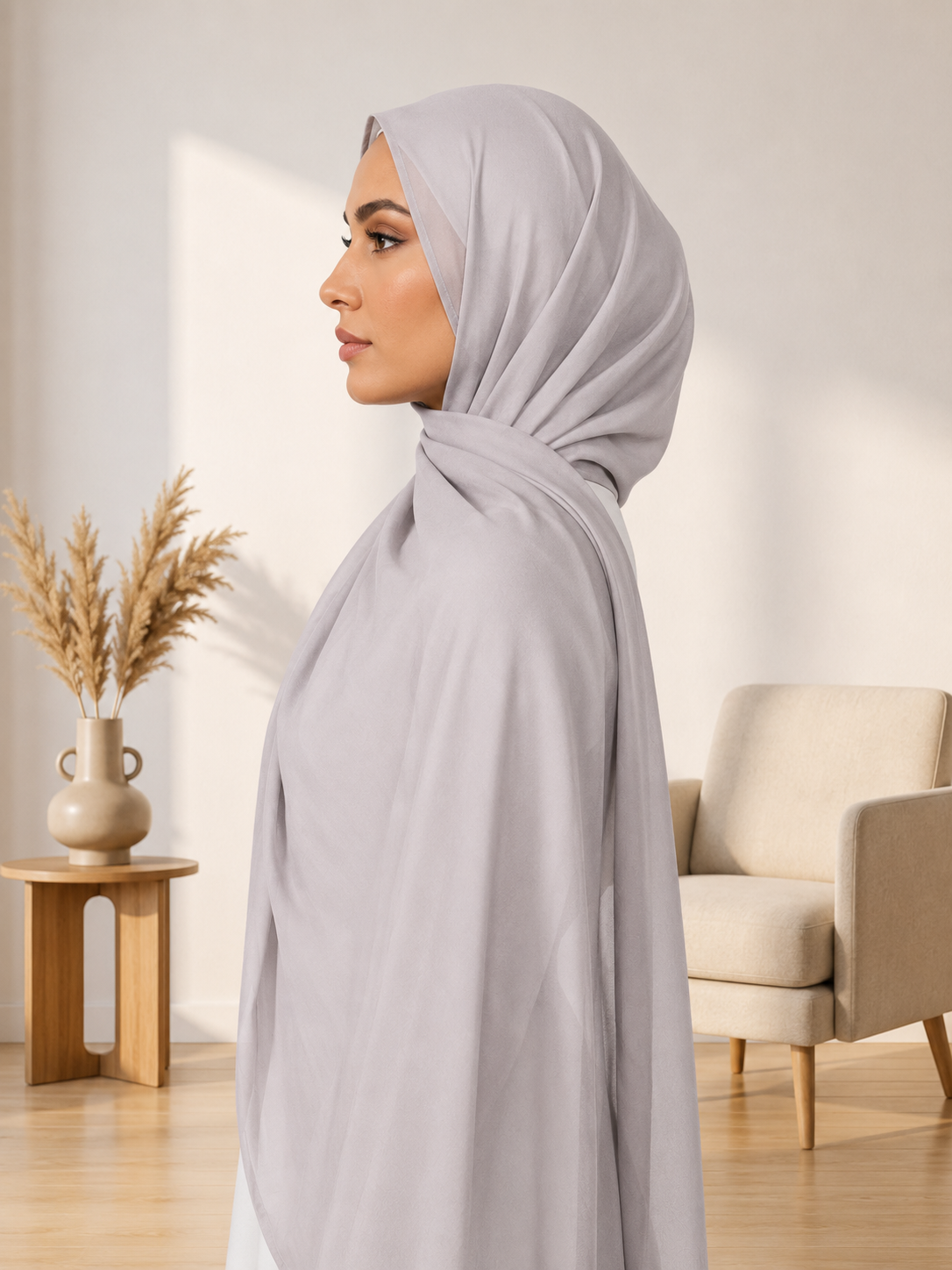 Chiffon Plain Hijab