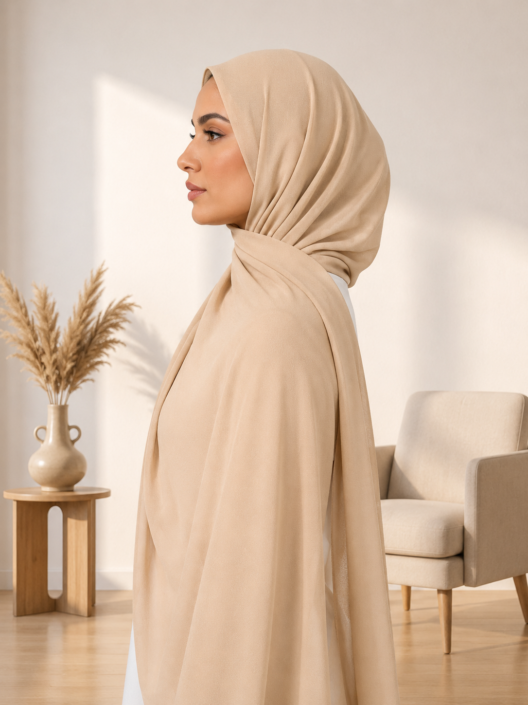 Chiffon Plain Hijab