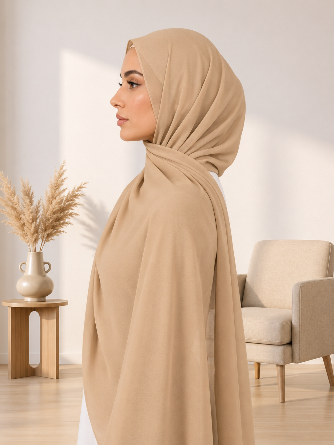 Chiffon Plain Hijab