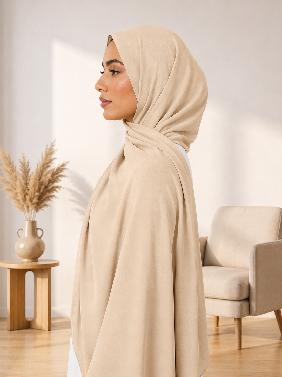 Chiffon Plain Hijab
